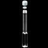 QC3401, Cuvette de fluoromètre à quartz 10 mm 4,5 ml avec longue bouche de tube de quartz, bouchon à vis, renseignez-vous sur le stock avant de commander