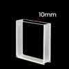 QF27, 50 mm Makrofenster Polierte Spektrometer-Küvette, 10 mm Lichtweg, Quarz 17,5 ml