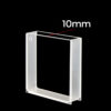 QF28, 40 mm Makrofenster Polierte Spektrometer-Küvette, 10 mm Lichtweg, Quarz 14 ml