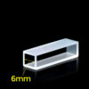 QF41, cellule de cuvette Lightpath 6 mm pour analyseur de biochimie automatique, 0,54 ml, 30x6,3x8 mm, verre