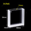 OP38, 10mm 매크로 / 큰 창 큐벳, 2 투명 벽, 14.5ml, 광학 유리, 접착