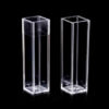PS20, 10mm, 3.5ml Plastic Disposable Cuvettes, 4 Clear Windows, Molded
