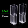 PS21, 10mm, 1.5ml, Semi-micro Plastic Cuvette, Disposable Cell, Molded