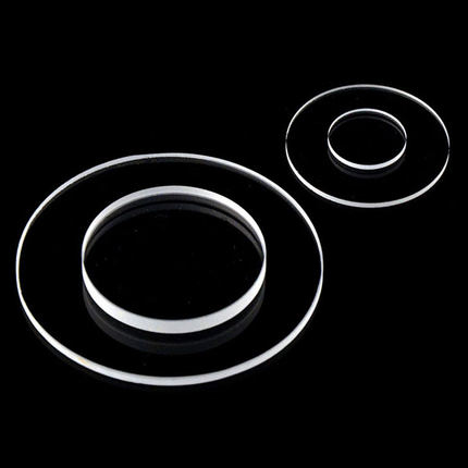 GPL10 0.3mm-3mm Thickness K9 Optical Glass Round Plate01