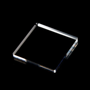 Plaque carrée en quartz UV QPL59, 25×25×2mm02